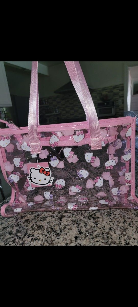 Sanrio Hello Kitty Clear Bag Purse Brand New