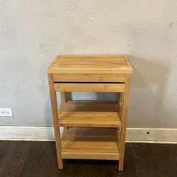 Bamboo Side Table - 12x18x30”H