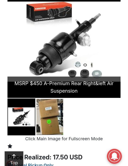 Air Struts For QX56 2011-2013 New