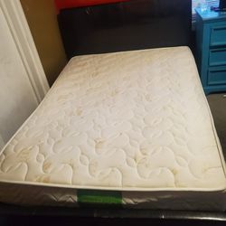 Full Size Bed Frame And Matress 