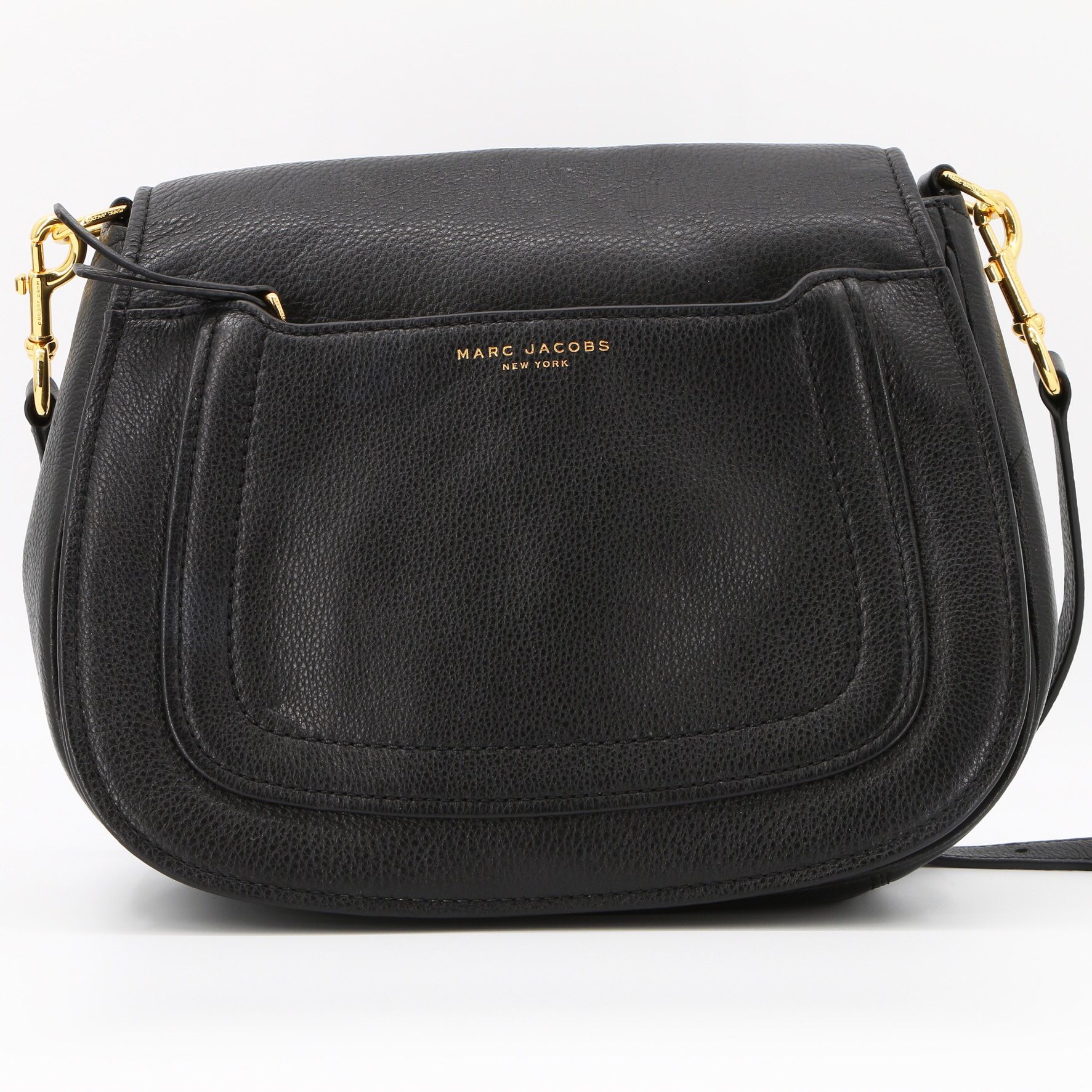 Marc Jacobs Black Empire City Large Leather Crossbody Bag