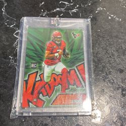 CJ Shroud Green Refractor Kaboom Rookie Card Promo 