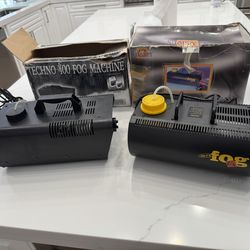 Two smoke machines for parts or repair OBO and Fog Machine Timer Switch