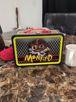 WWE Mankind Funko Pop! Tin Lunch Box with Socks and Keychain