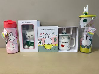 Miffy + Starbucks Collectables - NEW
