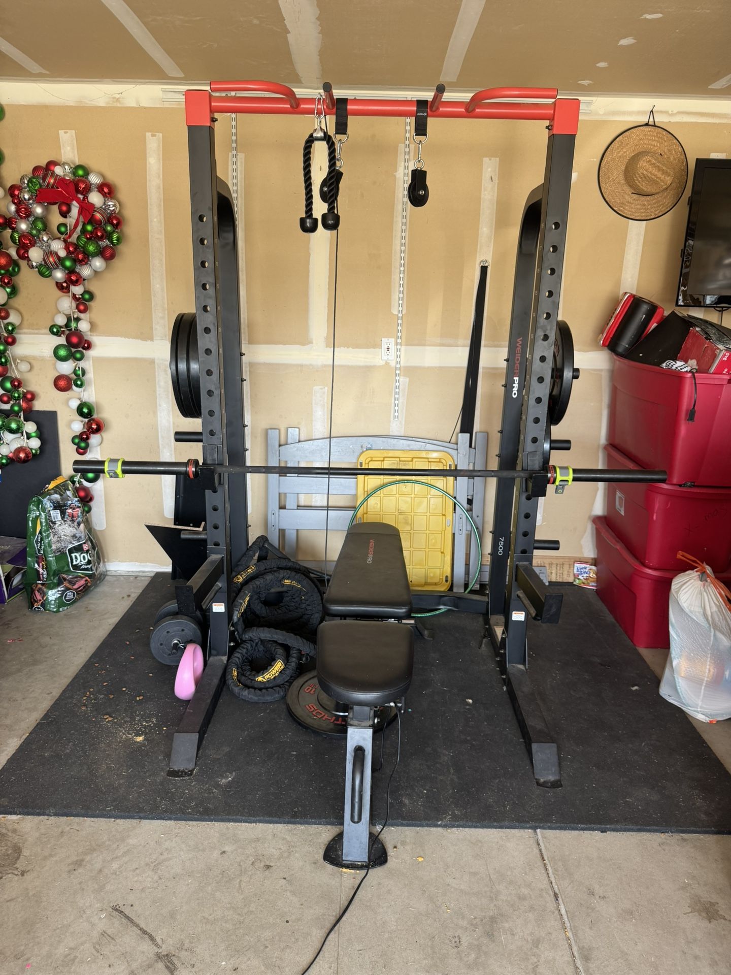 Power Rack And Weight Set