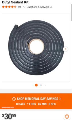 Butyl Sealant Kit