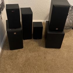 6 Used Studio/TV Speakers