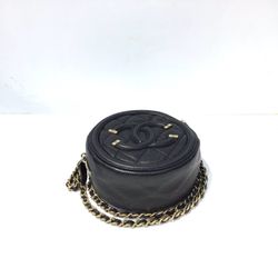 Chanel Filigree Round Crossbody Bag