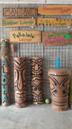 Tiki Statues  Tropical Yard Decorations