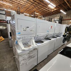 Frigidaire Stackable Top Load Washer And Gas Or Electric Dryer  White New