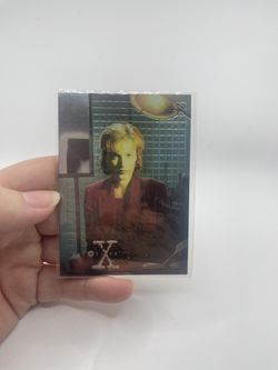 1995 TOPPS X-Files Season 1 FINEST CHROMIUM INSERT Card #X4 of 4 SCULLY --  RARE
