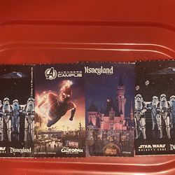 4 Tickets To Disneyland 