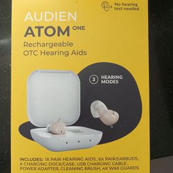 Audien Atom Recargeable OTC Hearing Aids