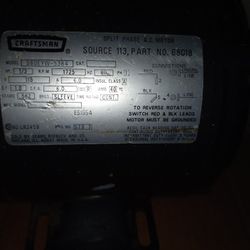 Craftsman 1/3 Hp Motor