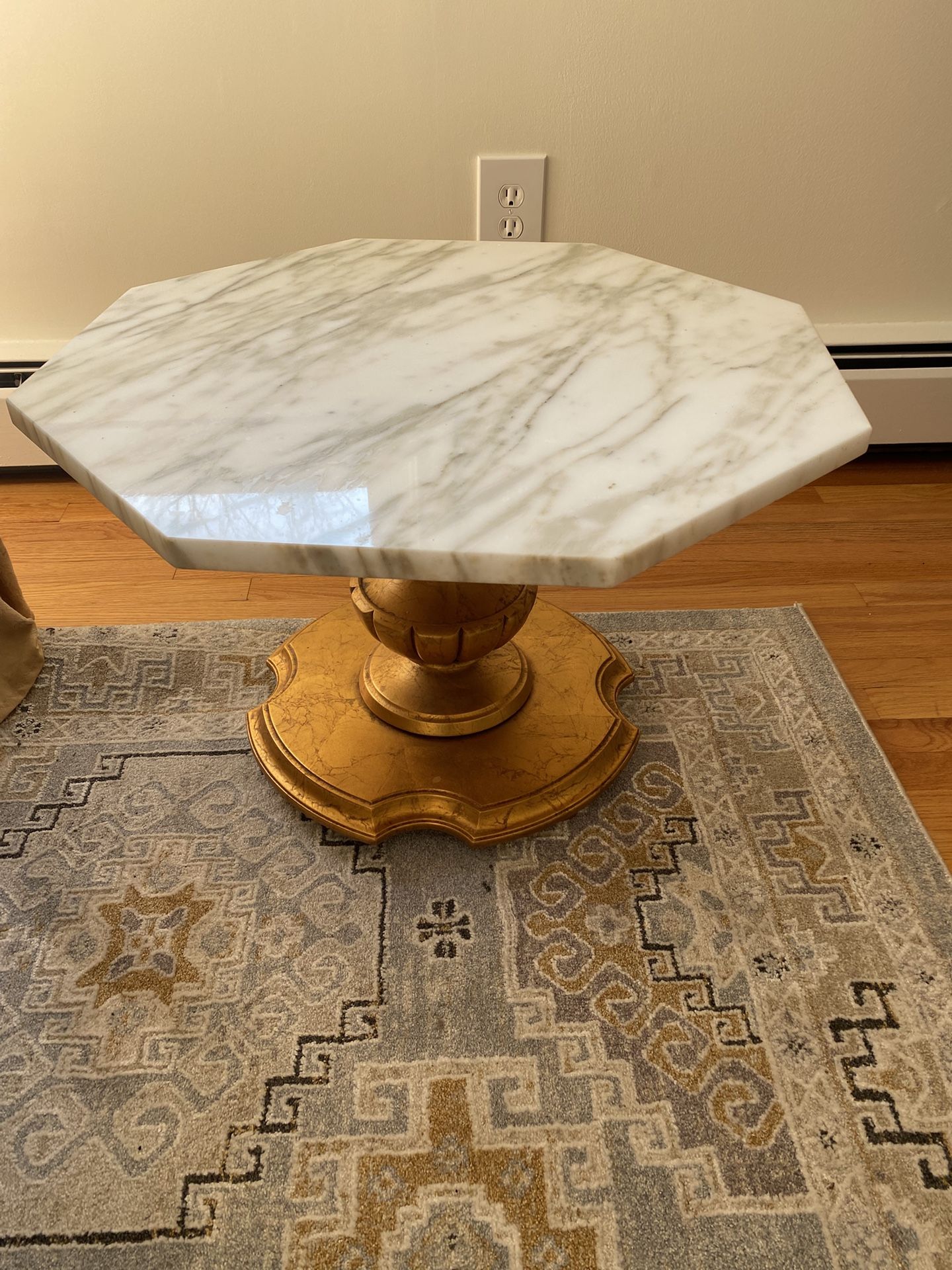 Marble End Tables Set Of Two