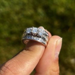 14k Diamond Bridal set Rings