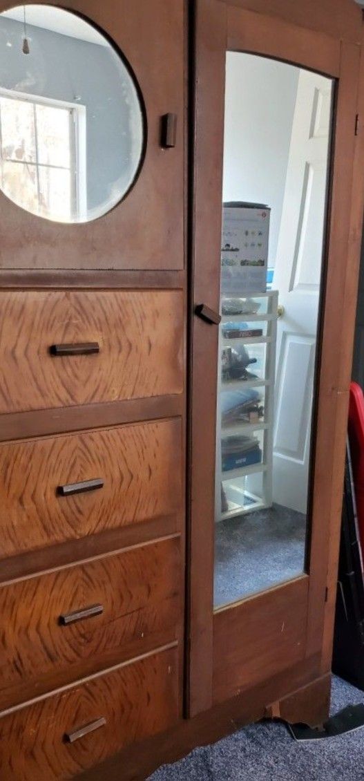 TIGERWOOD CHIFFEROBE & NIGHT STAND