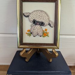 Vintage Little Lamb Embroidery 