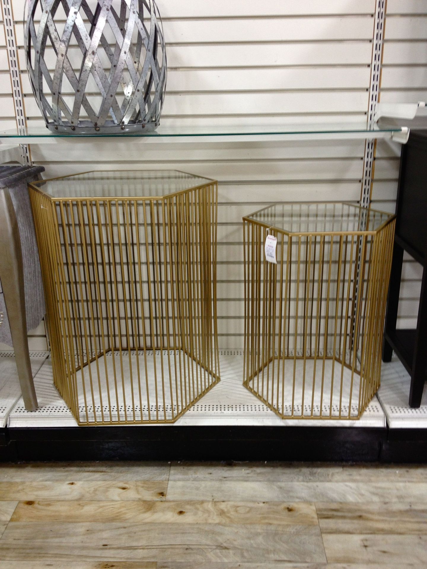 Gold Side Table
