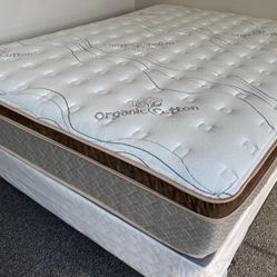 Ck Organic Cloud Edition Europillow Top 12inch Matres!!