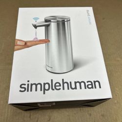 Brand New- Simple Human Liquid Soap or Sanitizer Dispenser with Sensor Pump (9OZ)