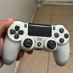  100%.   Test    PS4 Controller  White.  Use 