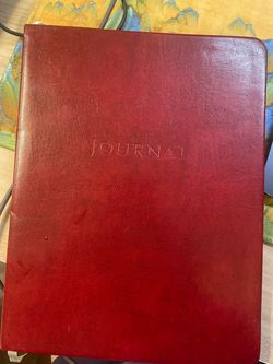 Red Journal Notebook – Originally $27