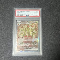 PSA 10 Hydrapple ex 167/142 SIR Stellar Crown SCR Pokemon Card GEM MINT