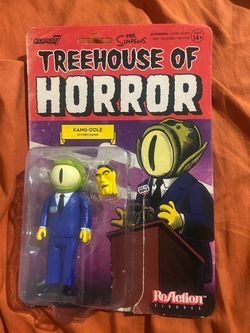 Super7 Simpsons Treehouse of Horror Alien President Kang Dole ReAction Figure