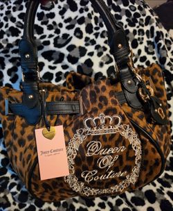 VIRAL Juicy Couture Queen of Couture Leopard Handbag