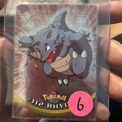 Pokemon Topps Card Ryhorn