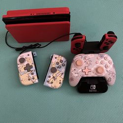 Nintendo Switch OLED Mario Red