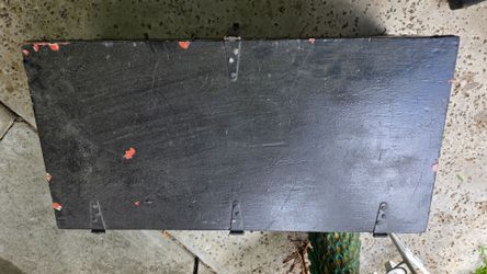 Wood footlocker