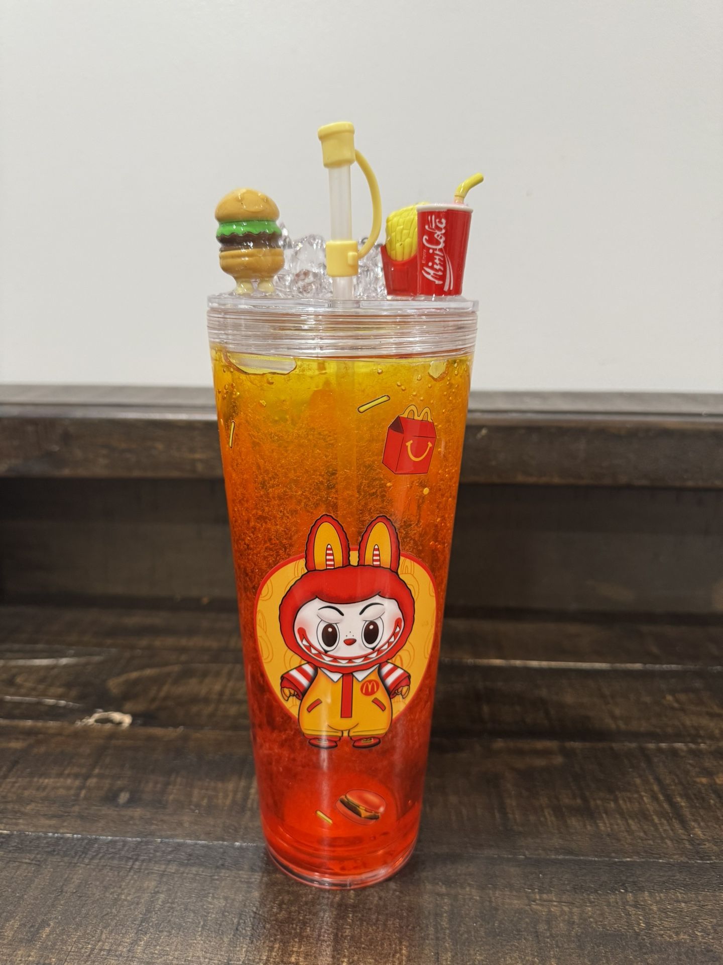 Labubu inspired theme cup/bottle 24 oz.