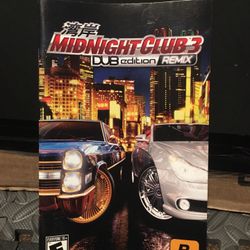 Midnight Club 3 Dub Edition Remix Ps2((( Manual