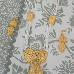 Indian Pakistani Tradition Jewelry Gold Plated 