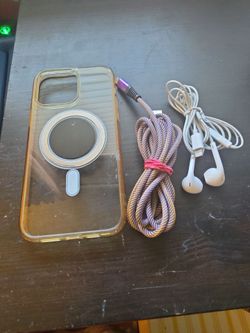 Lightening  cablefor  ,Wired headset and Case for iPhone 14 pro max