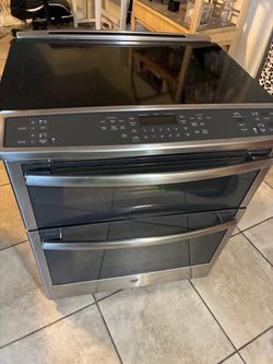 GE  stove double oven