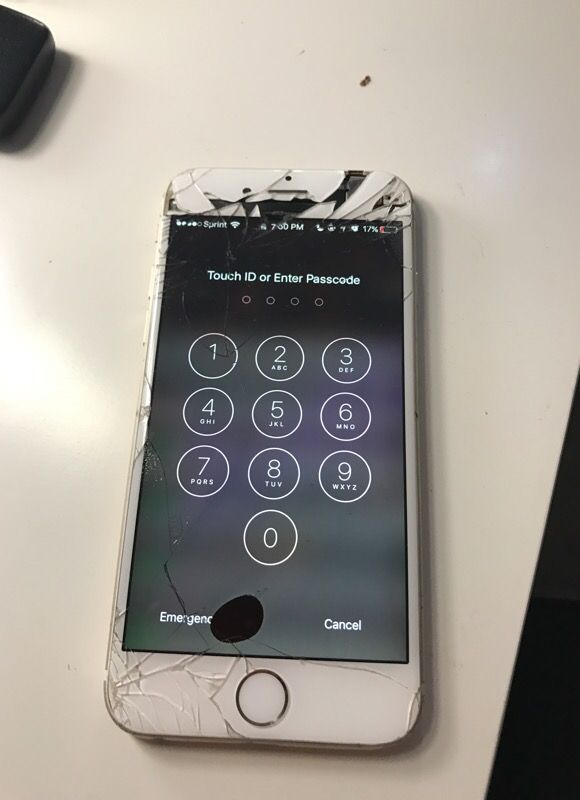 Cracked iPhone 6