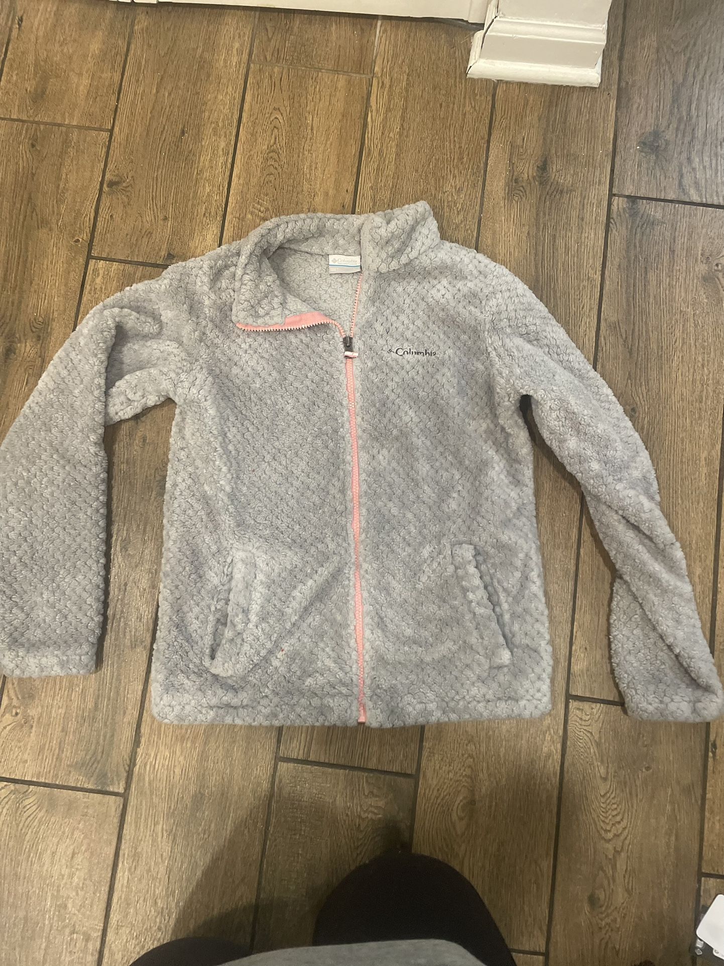 Girls Columbia Zip Up Fleece In Great Condition