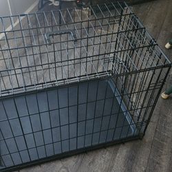 Small Dog Crate Removable Tray