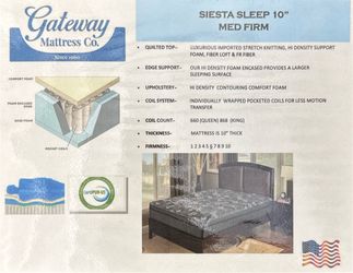 Quality New Mattresses Twin Full Queen King and Cal King
