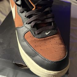 Nike Air Force 1 Mid 07 Vintage LX Off-Noir Pecan 11 