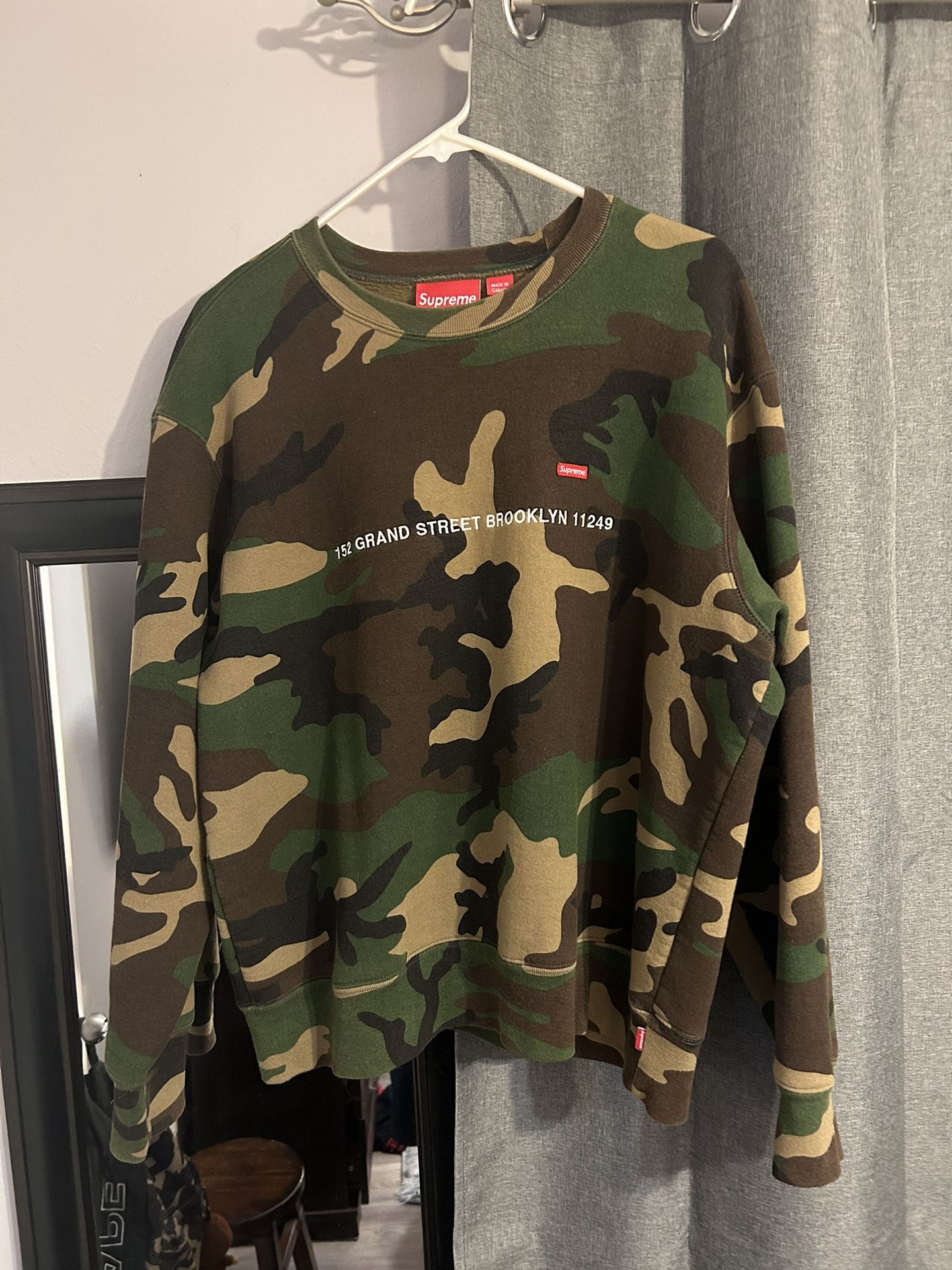 Supreme Camo Crewneck