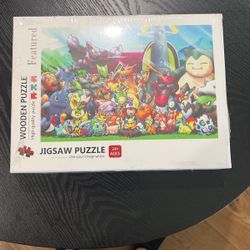 New  1000 Pieces Pokémon Puzzle Wooden