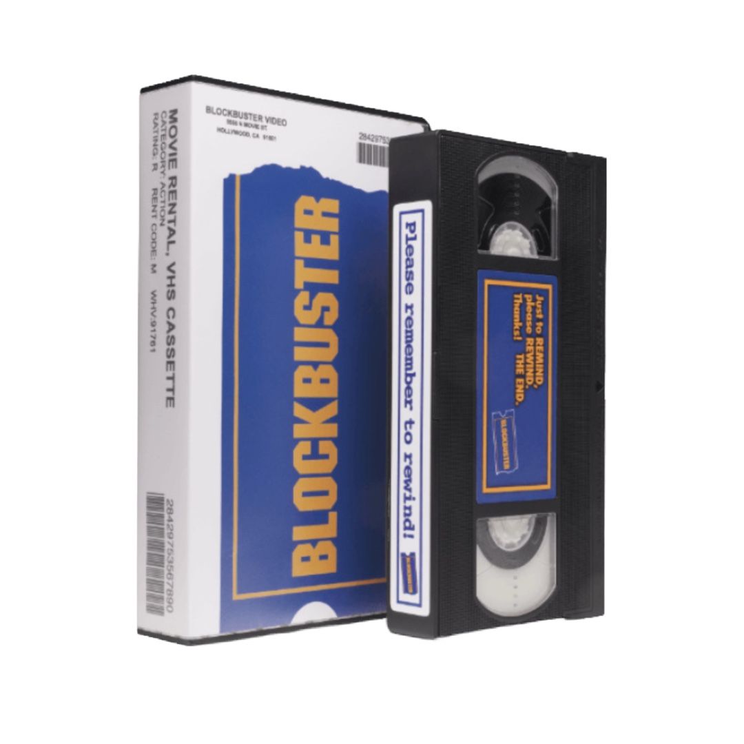 Blockbuster VHS Game Case for Switch (Fits 12 Games)
