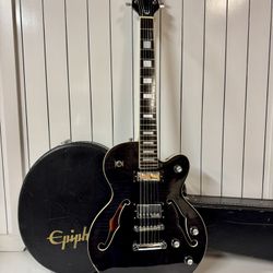 Epiphone Alleykat 2000 - 2008 - Trans Black With Original Hard-shell Case