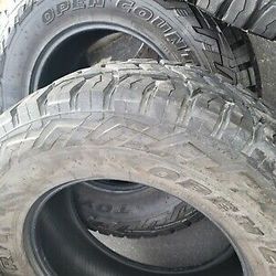 Tires Mud Rugged Off Road All Terrain BFG Ko2 Ridge Grappler Toyo Open Country AT LT MT RT 