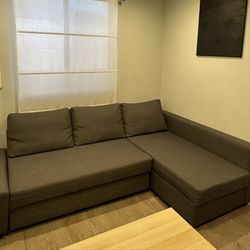 grey ikea couch / day bed / storage 